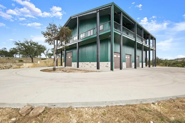 a view of a bench in the patio