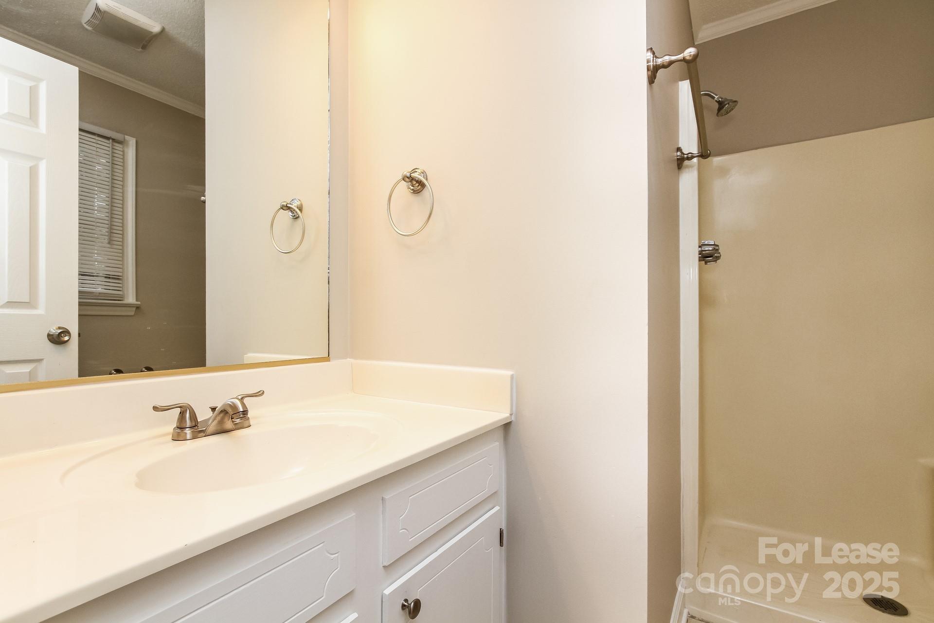144 Buffaloway Road Statesville, NC 28677 - Photo 11 of 16 a bathroom with a sink and a mirror