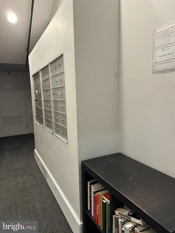 a view of storage and utility room