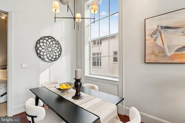 a view of a workspace with furniture