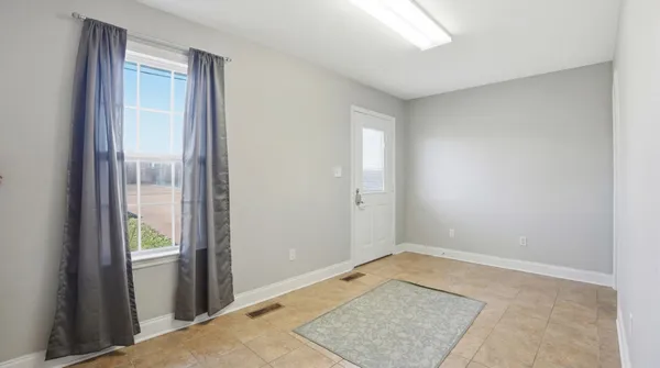 a view of an empty room