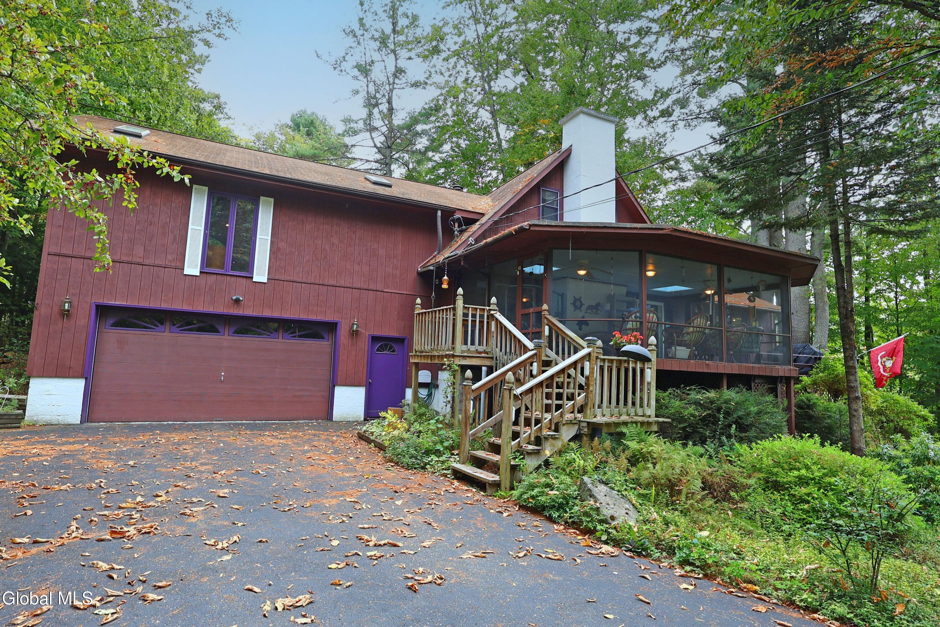 44 Brant Lake Estates Road Horicon, NY 12815 - Photo 8 of 47 scrporchgaragefront