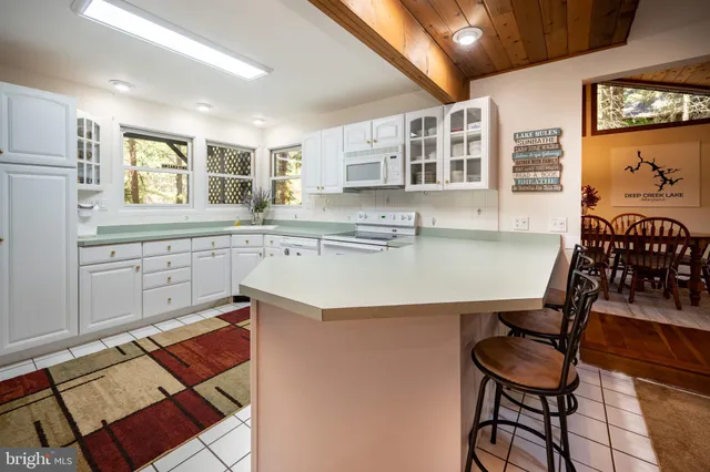 a big yard with trees