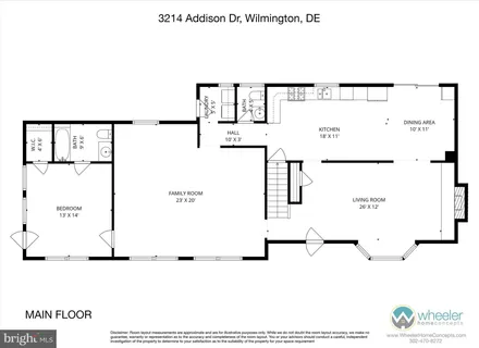 $505,000 | 3214 Addison Drive, Wilmington, DE 19808