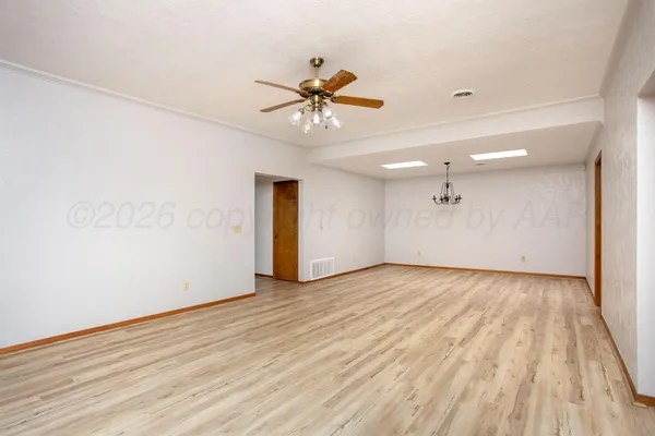 wooden floor in an empty room