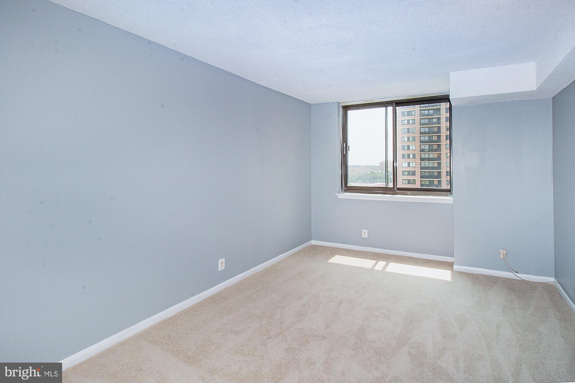 5505 Seminary Road, Unit 1003N Falls Church, VA 22041 - Photo 11 of 27 Primary BR w/neutral carpeting & over-size window.