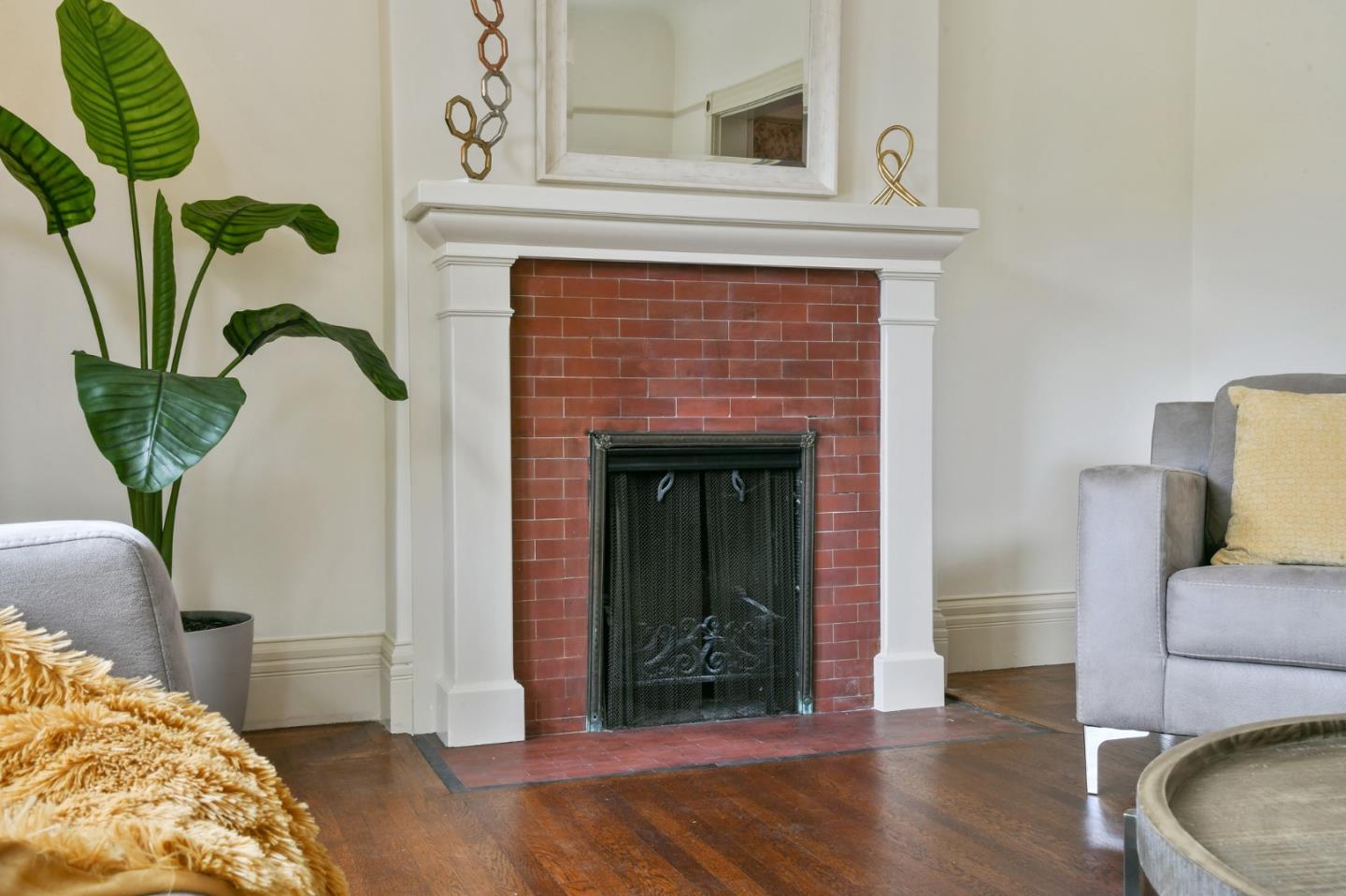 1106 Grand Street Alameda, CA 94501 - Photo 15 of 100 a view of living room with furniture and a fireplace