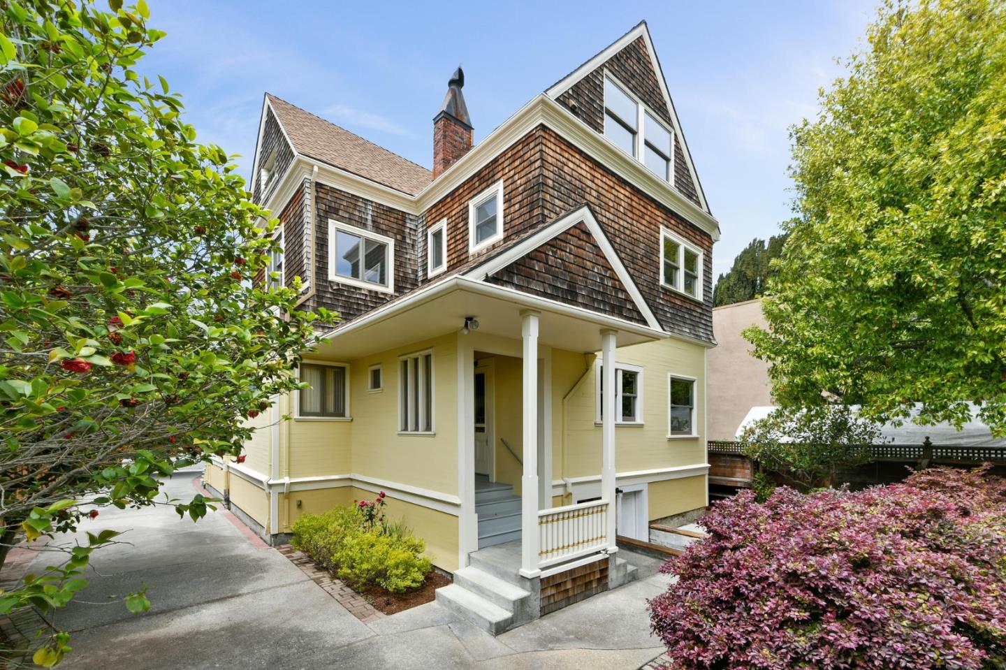 1106 Grand Street Alameda, CA 94501 - Photo 77 of 100 a front view of a house with a yard