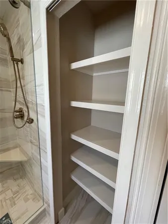 a view of walk in closet