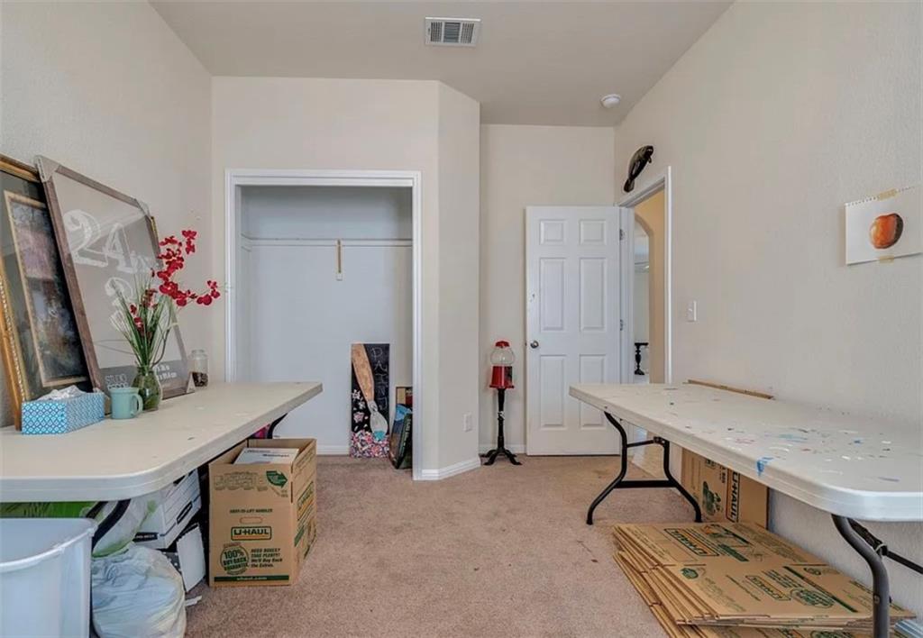104 Beech Creek Lane Leander, TX 78641 - Photo 7 of 13 Office space featuring light colored carpet and baseboards