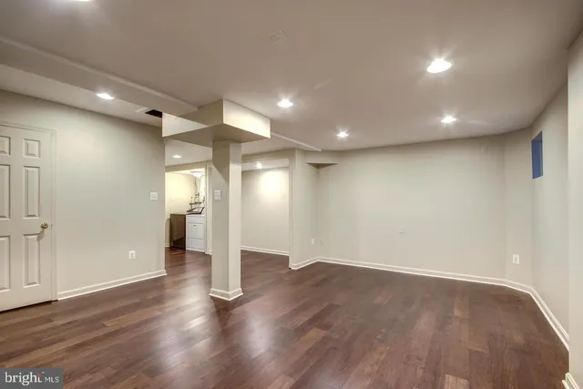 a view of a backyard with a trees