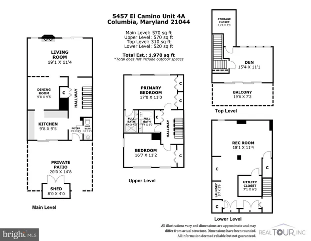 $445,000 | 5457 El Camino, Unit 4A, Columbia, MD 21044
