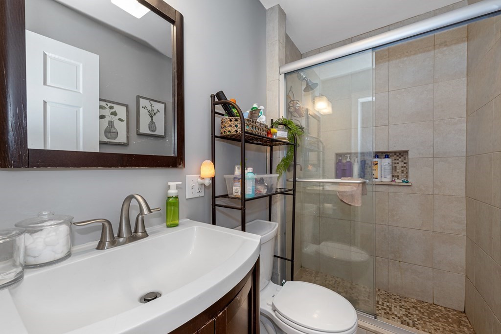 16 Sewall Street Boston, MA 02120 - Photo 36 of 42 a bathroom with a sink toilet and shower