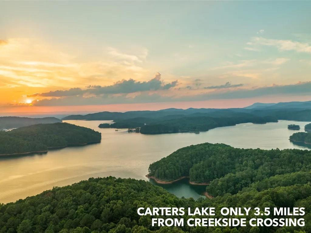 2956 Blalock Mountain Road Talking Rock, GA 30175 - Photo 61 of 65 a view of a lake with a city