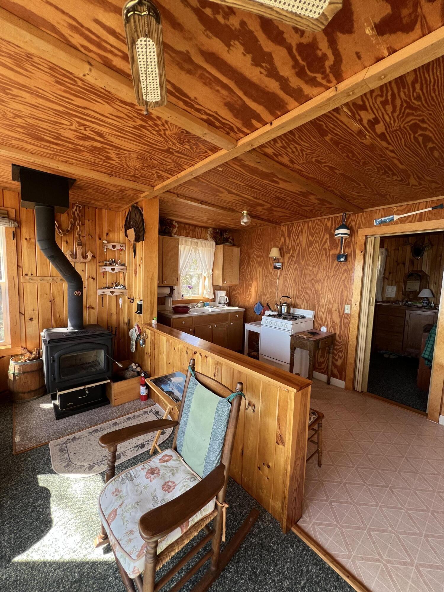 41 Eagle View Road Gouldsboro, ME 04607 - Photo 10 of 29 Living into Kitchen