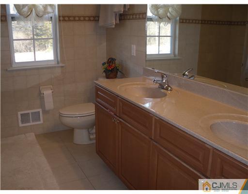 30 Carnation Road Monroe Township, NJ 08831 - Photo 15 of 20 a bathroom with a sink a toilet and a window