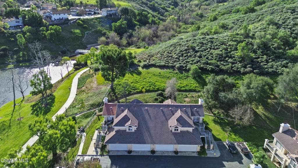 264 Ridgeton Lane, Unit B Simi Valley, CA 93065 - Photo 4 of 32 an aerial view of a house with a yard basket ball court and outdoor seating