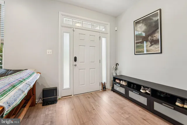 a view of a livingroom with a furniture