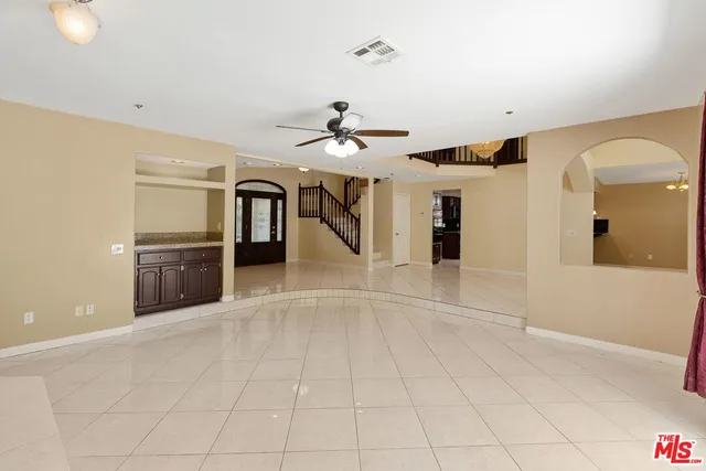 a view of a livingroom with a furniture
