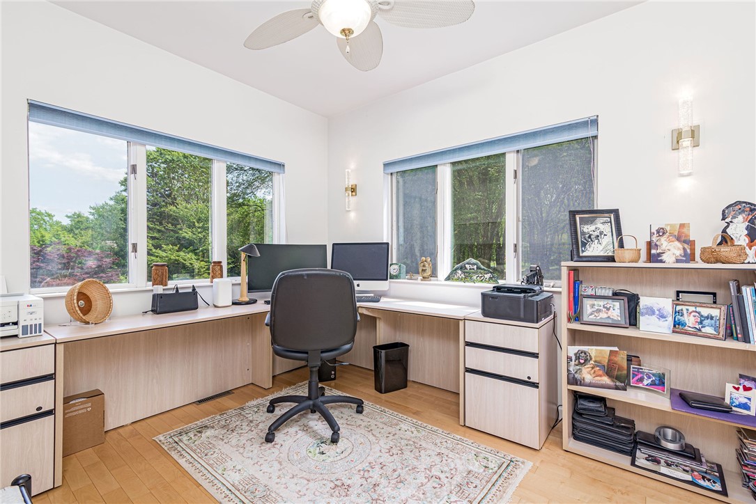 48 Wright Lane Jamestown, RI 02835 - Photo 22 of 48 Office has lovely views of the yard and trees