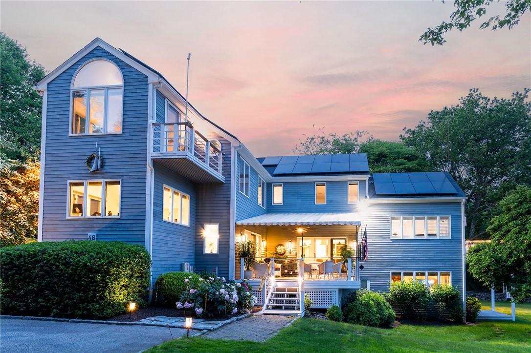 48 Wright Lane Jamestown, RI 02835 - Photo 3 of 48 Twilight photo