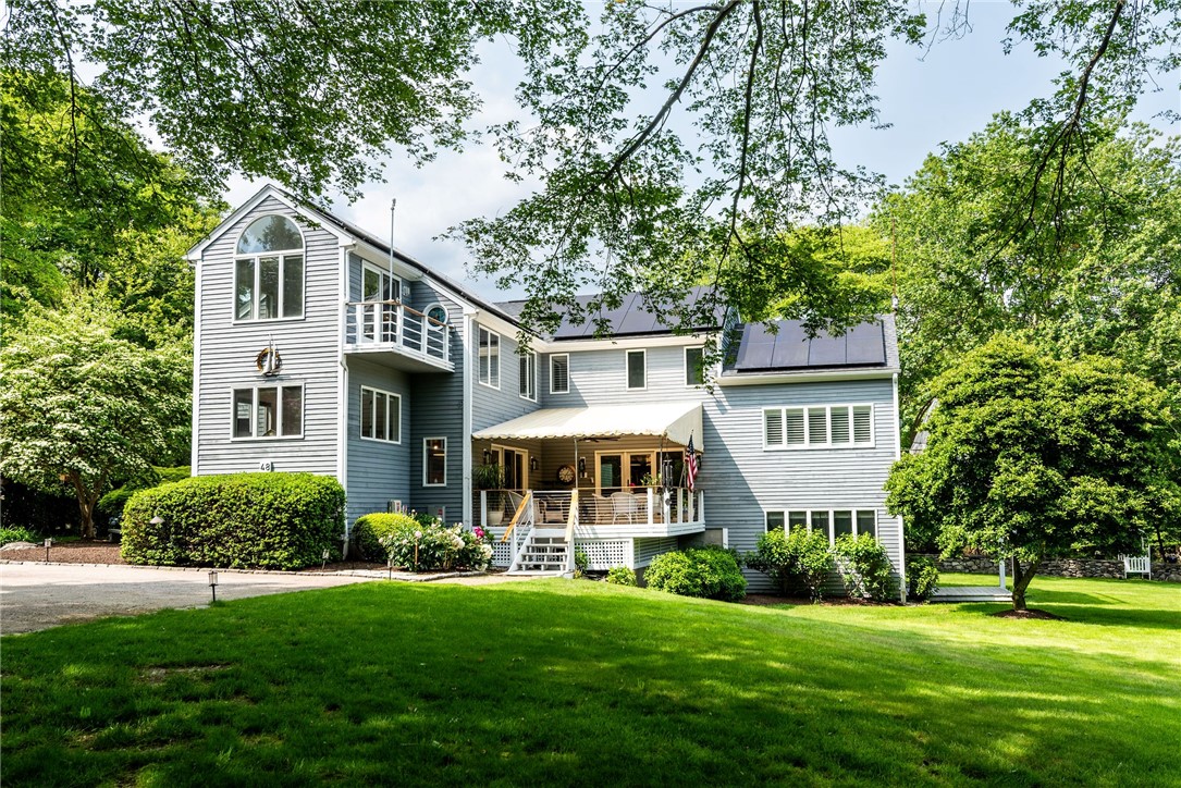 48 Wright Lane Jamestown, RI 02835 - Photo 4 of 48 The is the south/southeast elevation of the home
