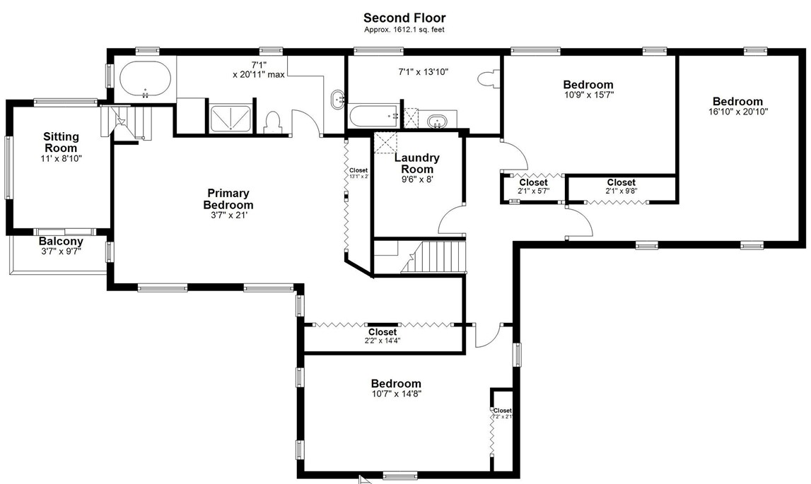 48 Wright Lane Jamestown, RI 02835 - Photo 48 of 48 2nd floor plan