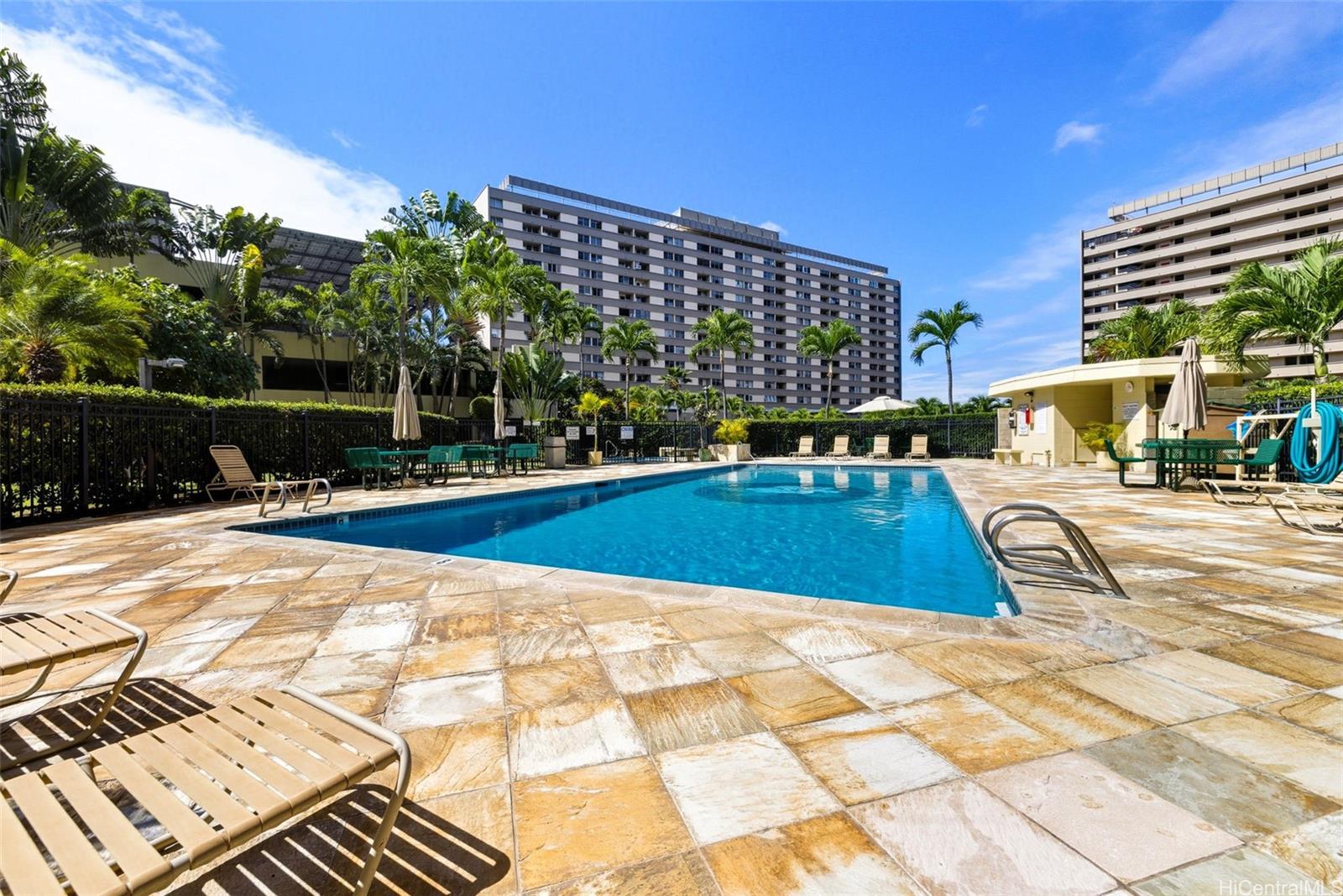 3161 Ala Ilima Street, Unit 1616 Honolulu, HI 96818 - Photo 16 of 23 a view of a swimming pool with a patio