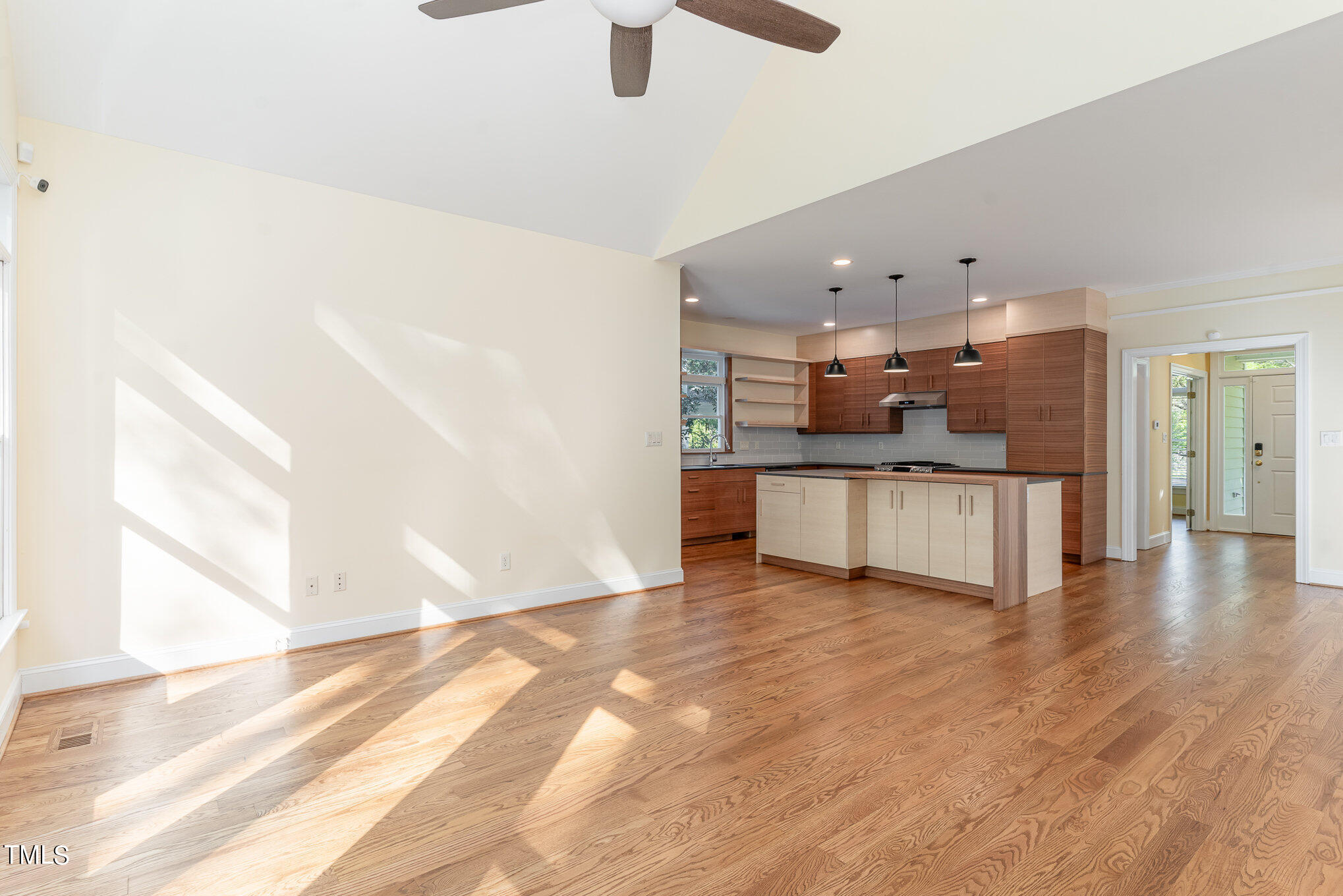 209 Stable Road Carrboro, NC 27510 - Photo 10 of 33 a view of a kitchen with a sink and a window