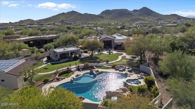 a view of a porch with furniture and floor to ceiling window