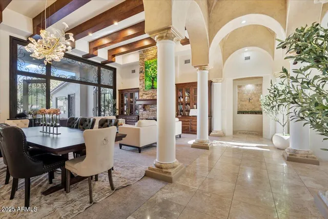 a bathroom with a shower and a toilet