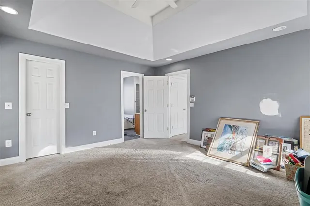 a view of a livingroom with furniture