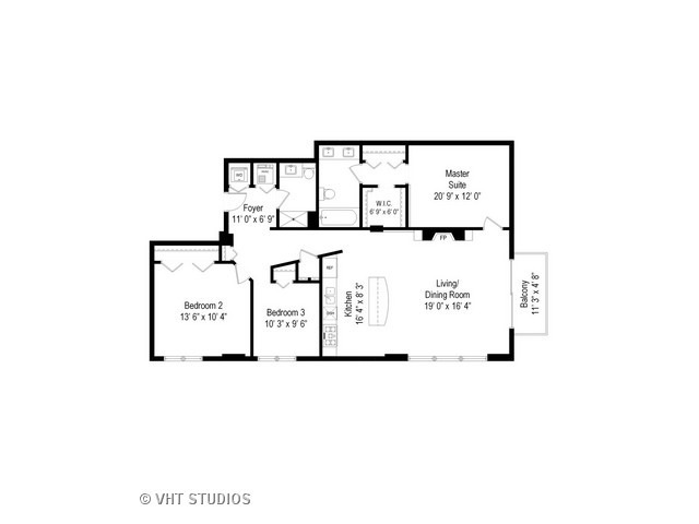 6 South Laflin Street, Unit 713 Chicago, IL 60607 - Photo 16 of 19