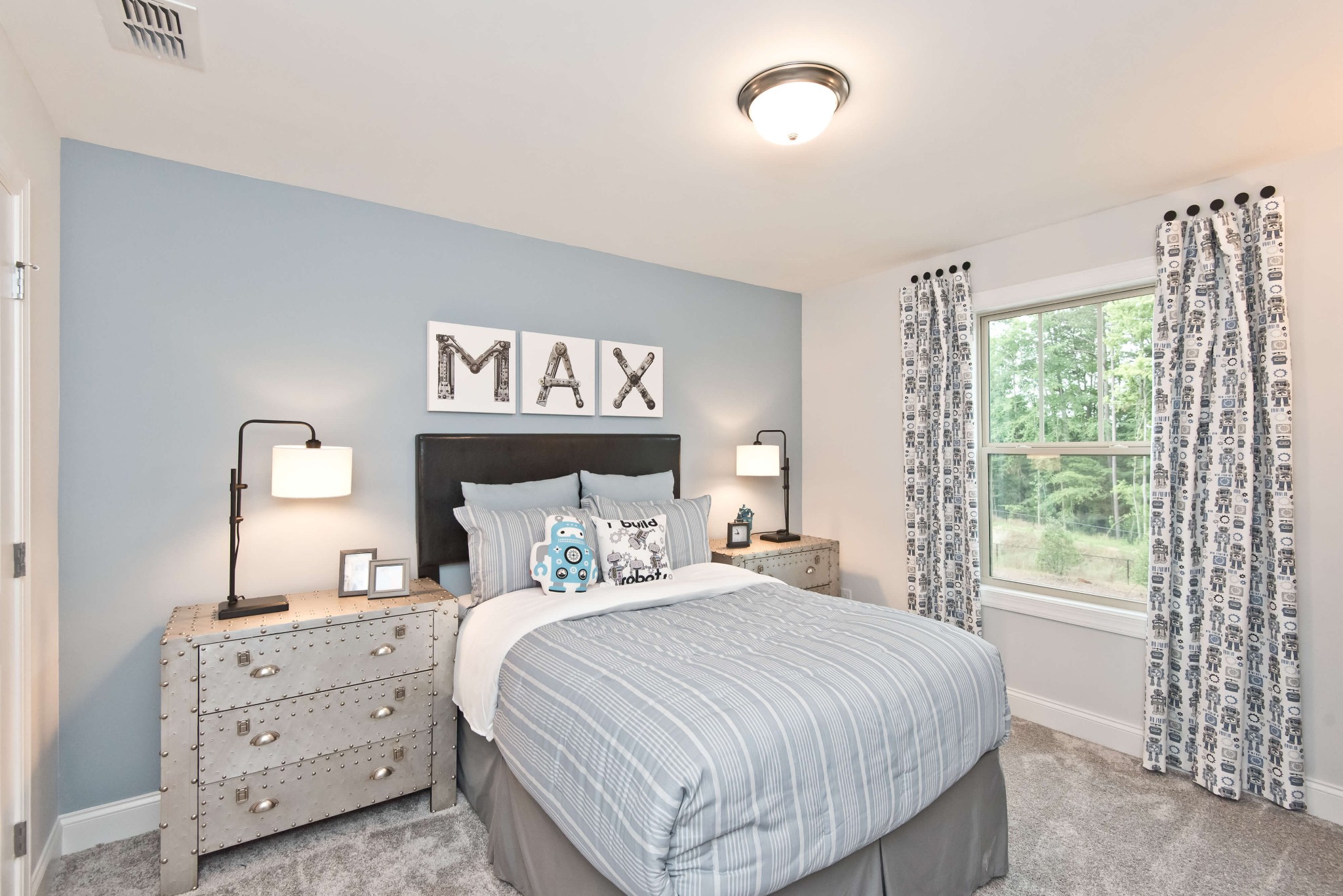 698 Castle Road Mount Juliet, TN 37122 - Photo 13 of 19 a bedroom with a bed and a window