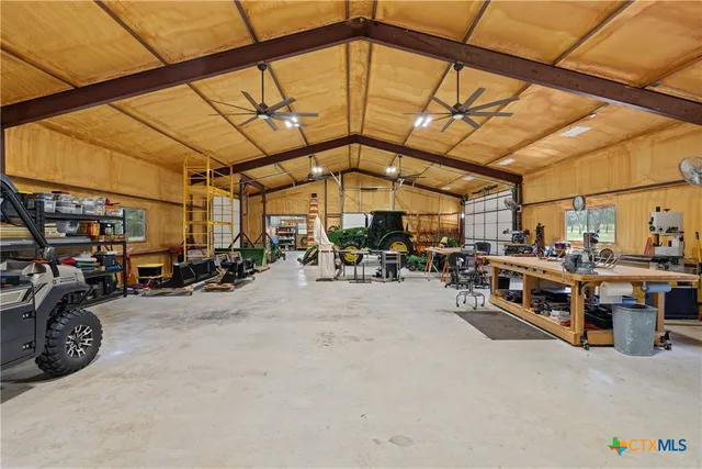 a view of a bike storage area