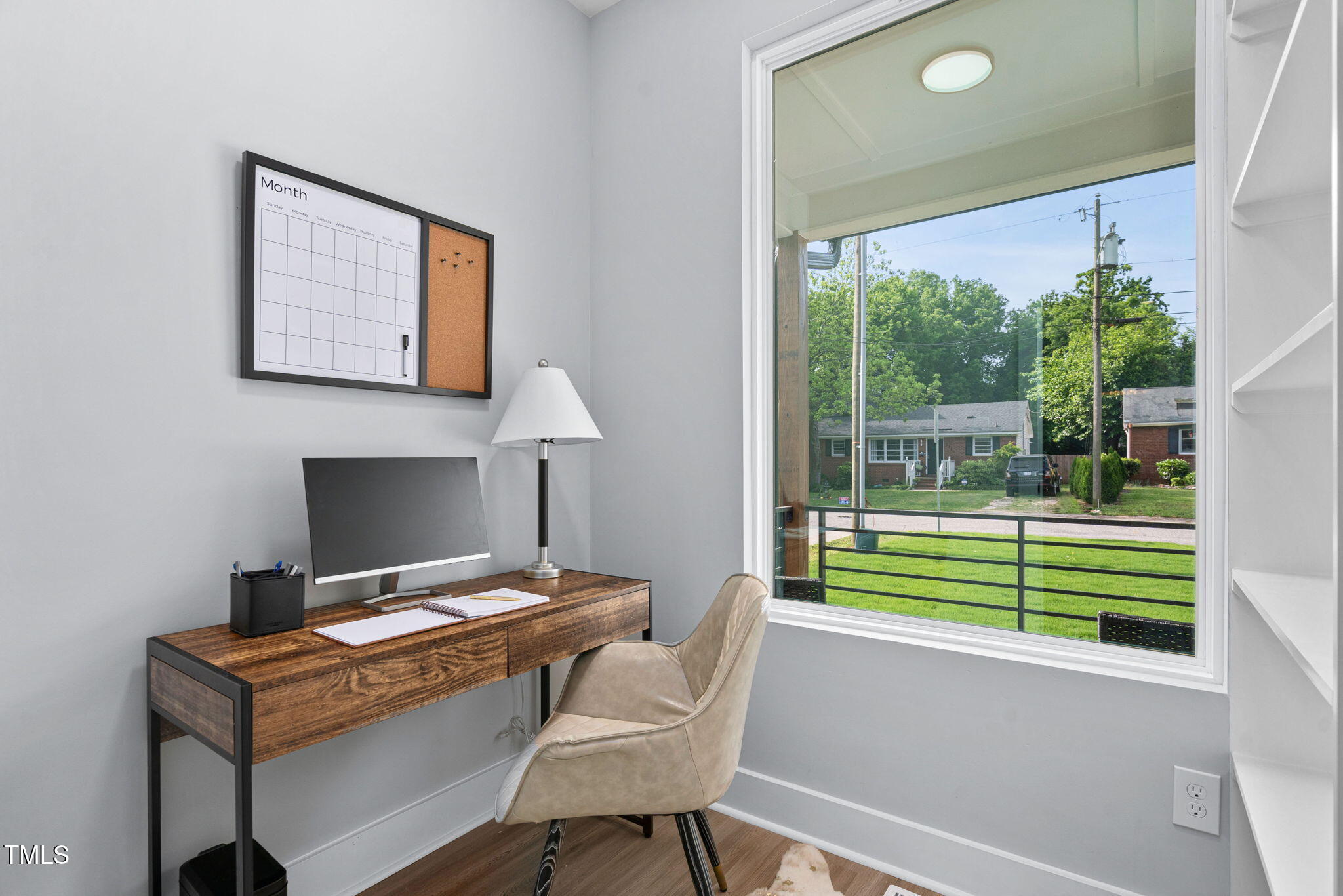 2325 Sheffield Road, Unit 102 Raleigh, NC 27610 - Photo 4 of 38 a view of a workspace with a window
