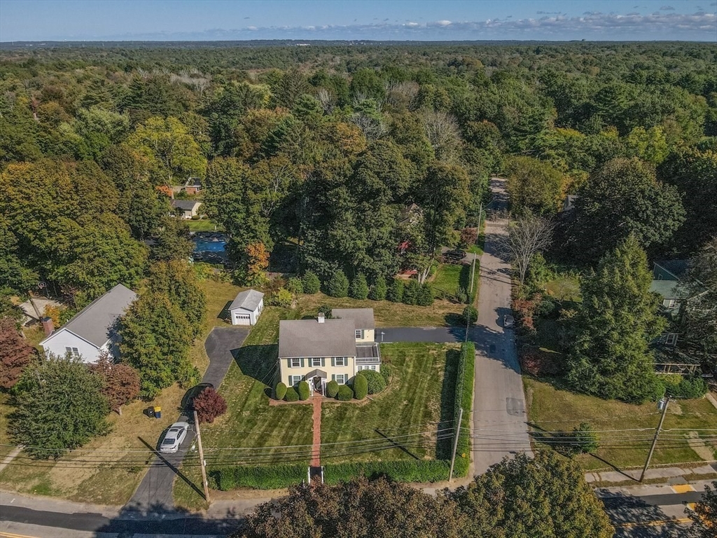 14 Cottage Street Sharon, MA 02067 - Photo 2 of 27 an aerial view of a house with a yard