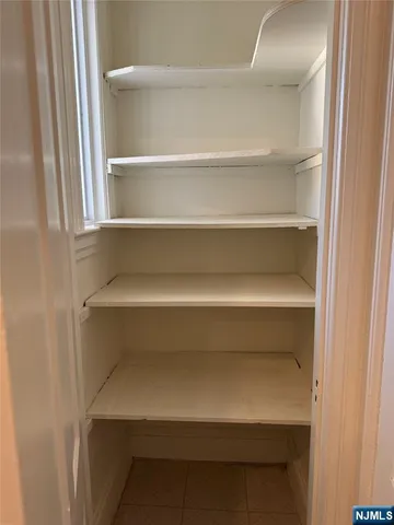 a close view of closet