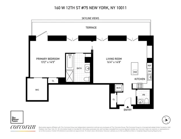 $3,995,000 | 160 West 12th Street, Unit 75 | West Village