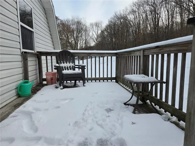 a view of wooden fence