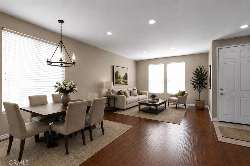 255 Roxanne Lane Corona, CA 92882 - Photo 5 of 30 Dining Room and Formal Living room.