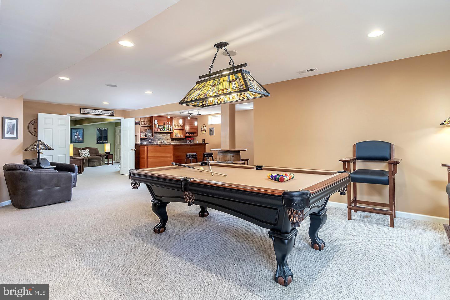 832 Middlesborough Way Mickleton, NJ 08056 - Photo 29 of 57 Finished Basement - Pool Table Area