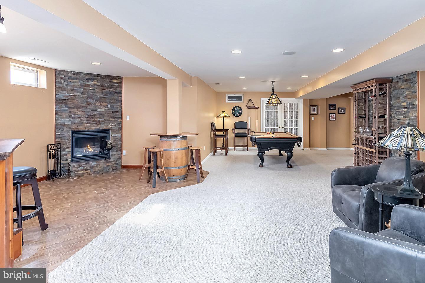 832 Middlesborough Way Mickleton, NJ 08056 - Photo 32 of 57 Finished Basement w/ gas fireplace