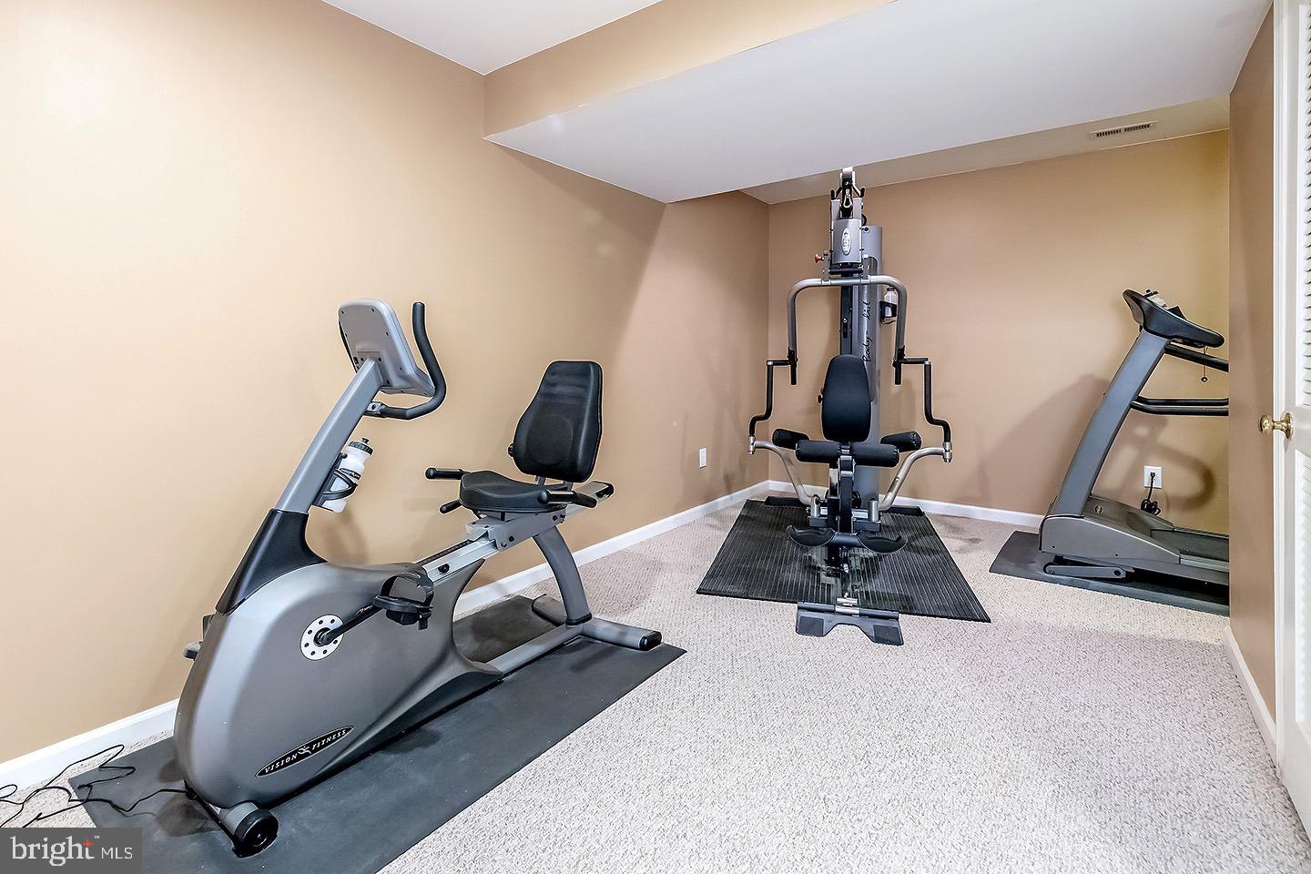 832 Middlesborough Way Mickleton, NJ 08056 - Photo 36 of 57 Finished Basement - Exercise Room