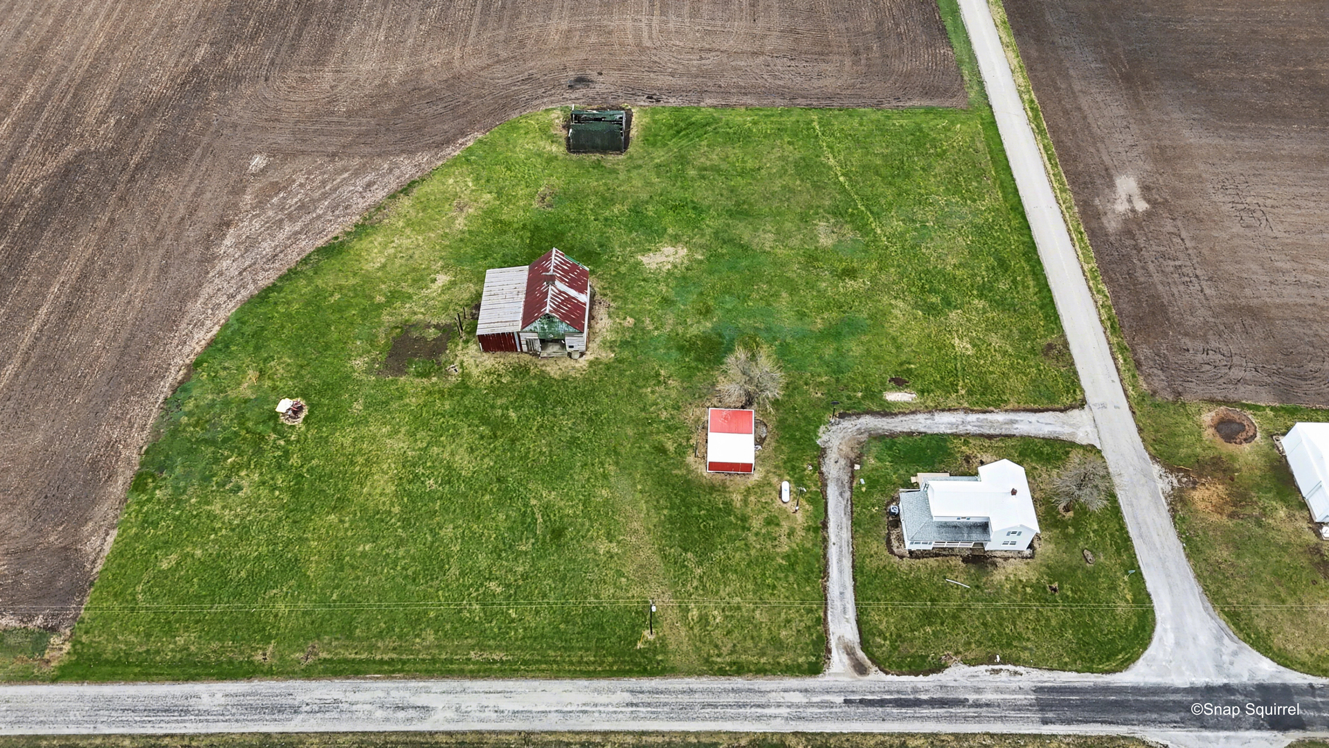 724 East 2600 North Road Penfield, IL 61862 - Photo 34 of 43 a backyard of a house with lots of green space