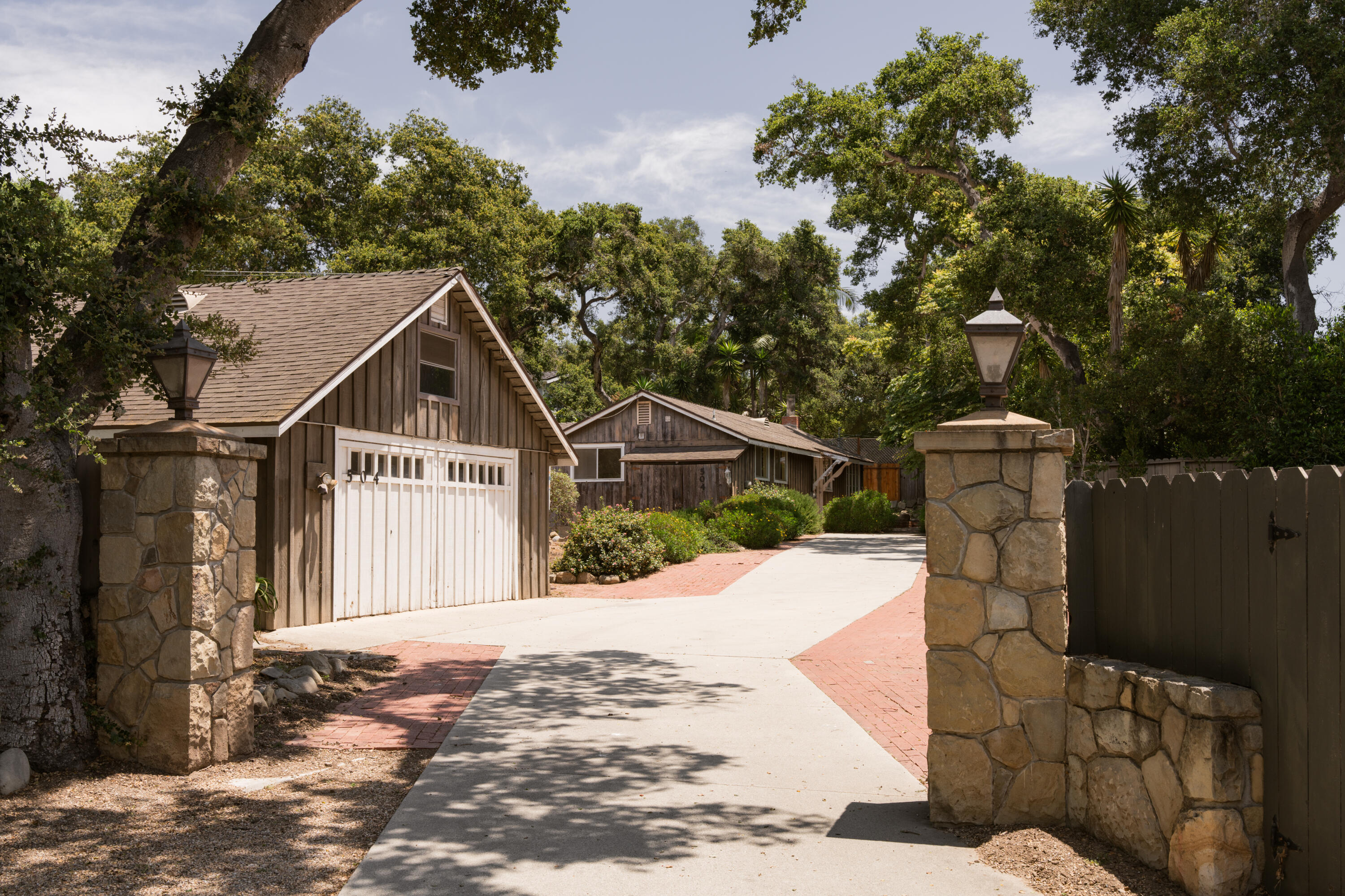 504 Hodges Lane Montecito, CA 93108 - Photo 2 of 14 a front view of a house with a yard