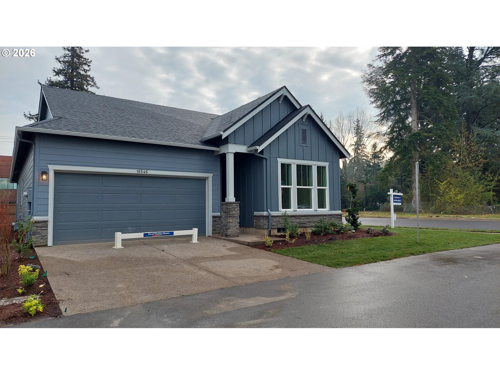 16546 Southwest Deer Terrace Durham, OR 97224 - Photo 5 of 26 a black and white photo of a house
