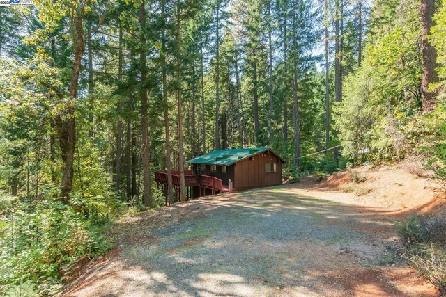 a view of a outdoor space with trees