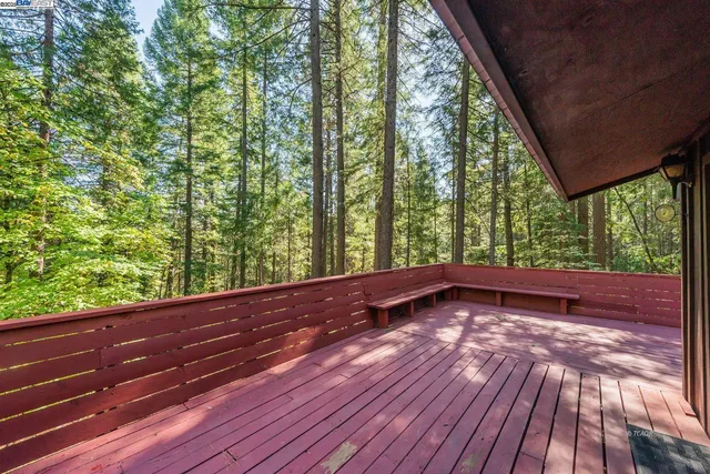 a view of outdoor space and deck