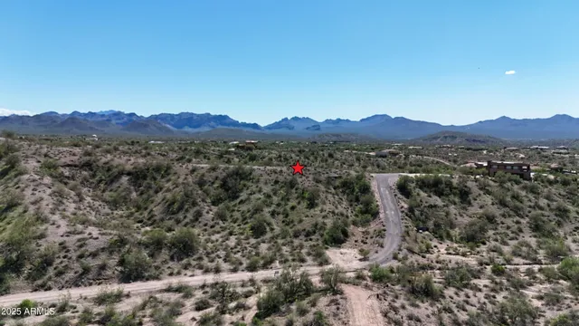a view of city and mountain